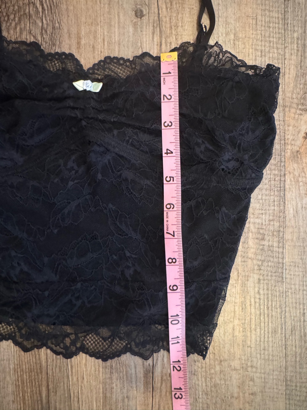 NWOT Intimately by Free People Lacey Essential Cami in Black - size small - Picture 7 of 8